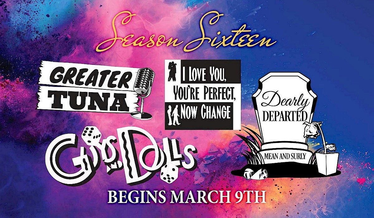 logos of all five productions of the playhouse